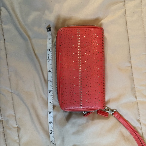 Corral and gold large wallet - Picture 7 of 10